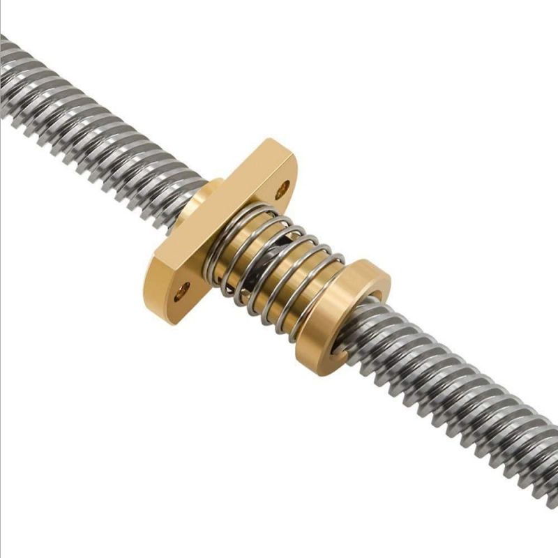 Olearn T8 Anti-Backlash Spring Loaded Nuts Elimination Gap Nut for 3D Printer