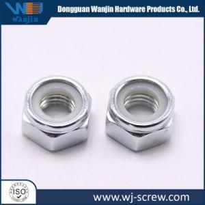 Zinc Plated Nylon Lock Nuts with Rubber Band