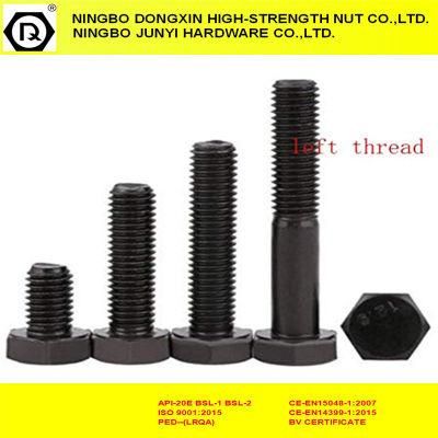 10.9 Black Fastener Hex Head Bolt Full Thread DIN933