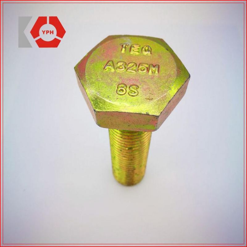 High Strength Zinc Plated Hex Heavy Structural Bolts A325m