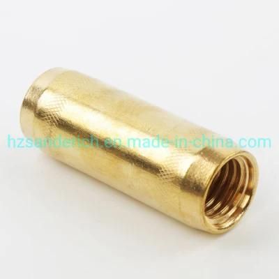 Fine Thread Automobile Parts Types External Knurling Internal Thread Hole Sleeve