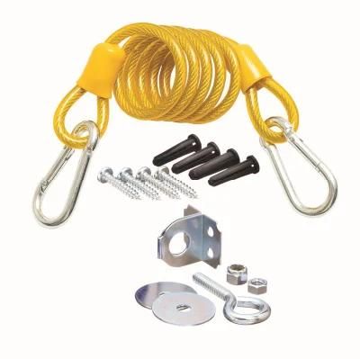 Gas Equipment Restraining Cable Kit for Flexible Hose