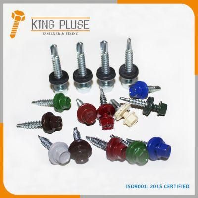 Roofing Screw Color Head Hex Washer Head Self-Drilling Screw