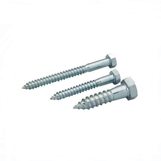 Hexagonal Head Wood Screws/Stainless Steel Hex Head Lag Sccrew/Lag Bolts/Coach Screws/Hex Flange Head Wood Screws, Wood Screw Lag Bolt
