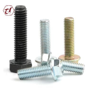 DIN 6921 Hex Flange Bolt with Yellow Zinc Plated