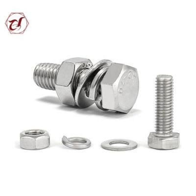 DIN933 1.4462 Stainless Steel Materialss Assembly Bolts Hex Head Bolt and Washer/Gasket and Hex Nuts