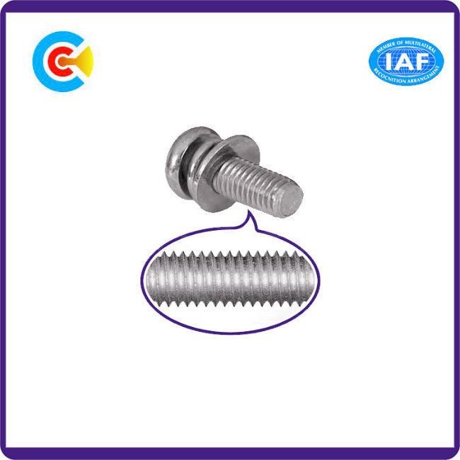 Phillips Flat Head Long Screw M8 Half Thread Screw
