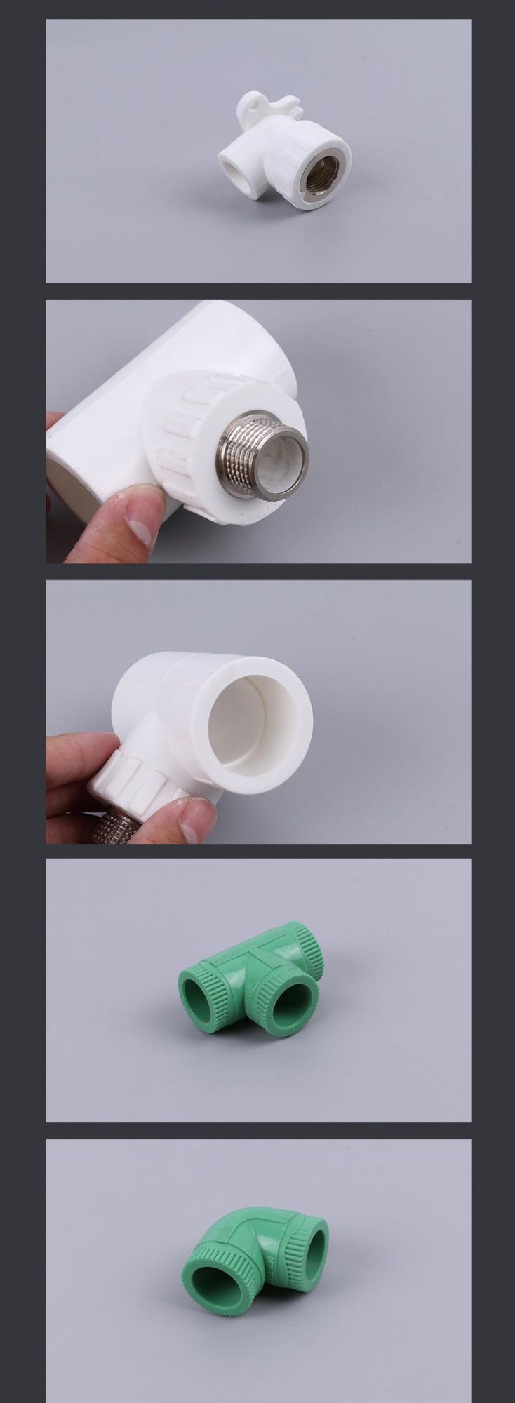 Good Quality Factory Directly PPR Anti Corrosion Hot Cold Water PP-R Pipe Fittings Accessories Plumbing Pipe Fitting