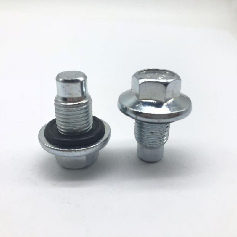 Flange Bolt Blue Wzp with a Rubber Silo Bolts