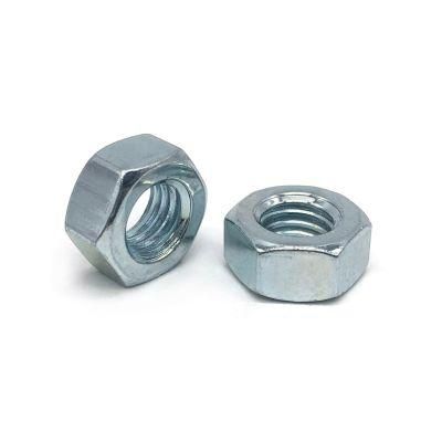 China Wholesale Nuts DIN 934 M3 M6 M10 M12 M25 M32 M60 M6 Hot DIP Galvanized Stainless Steel Hex Nut High Precision Fine Thread Hexagon Nut