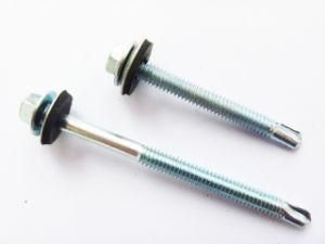 Screw/Self-Drilling Screw/Zinc Galvanized Hexagon Head with Washer