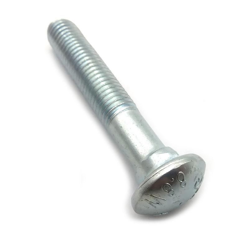Galvanized Railway Fastener Elliptic Neck Track Bolts Hot Forging Bolt Carbon Steel Railway Rail Fish Plate Bolt