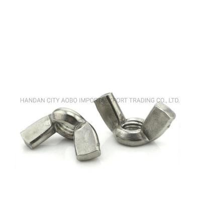 DIN 314 High Quality Stainless Steel Carbon Steel M4 M12 Wing Nuts Edged Wings for Korea