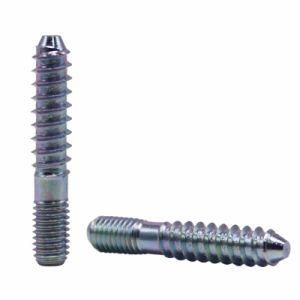 Custom Steel Zinc Plated Double End Wood Thread Screws Hanger Bolt