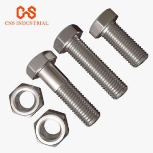 China Fasteners High Precision Ss 304 Stainless Steel Half Thread Hex Bolts