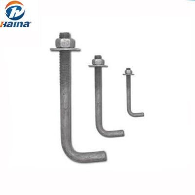 High Strength 4.8grade Galvanized L Type Anchor /Foundation Bolt