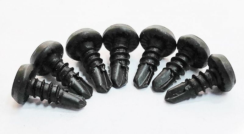 High Quality Factory Bulk Supply Black Phosphate Carbon Steel Drilling Point Pan Framing Drywall Screws/K-Lath Screw
