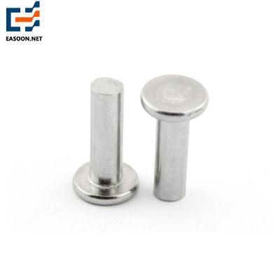 Raised Countersunk Head Rivets for Ships Auto Parts Ss 304 Wholesale Price Cheap Oval Head Rivet Ss Truss Head Semi-Tubular Rivets
