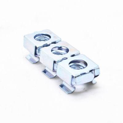 Blue Zinc Plated M6 Cassette Nut