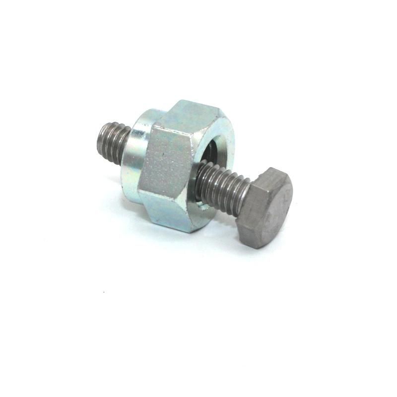 High Quality Building Material Blue-White Zinc Plated M6*50mm Hex Bolt with Hex Nut Set