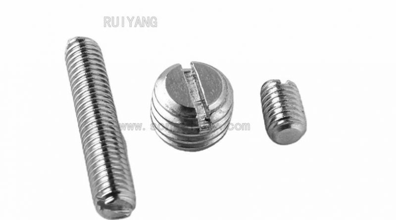Titanium Screw GB73 Slotted Set Screws in Fasteners
