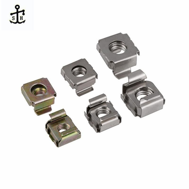 Carbon Steel Galvanized Square Lock Weld M6 Cage Nut Made in China