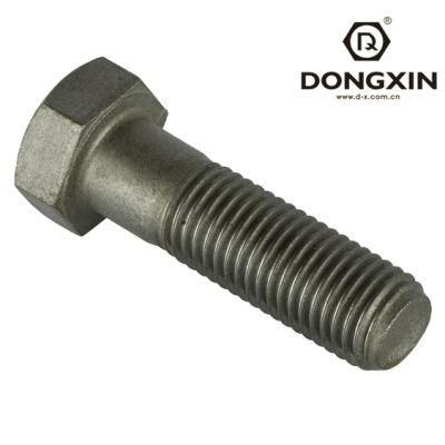 M4 M6 DIN 931 10.9 Grade Heavy Hex Bolt and Nut Galvanized