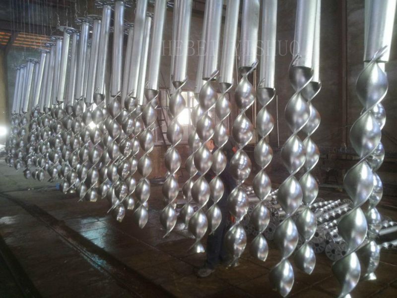Helical Ground Anchor Screw Piles for Foundations