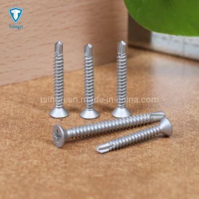 Carbon Steel Coated Phillips Flat Head Countersunk Self-Drilling Screws