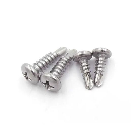 Zinc Plated Cross Recessed Pan Head Self Drilling Screws