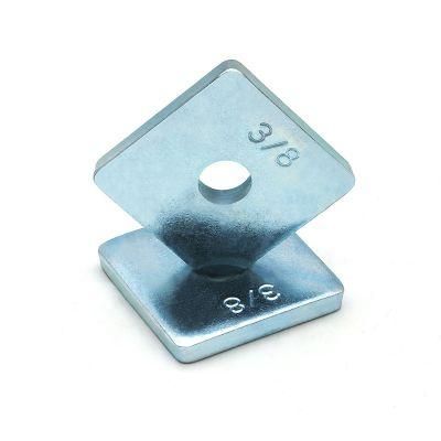 Hot Sale Zinc Plated Square Plate Washers Factory OEM Galvanized Large Metal Square Washers