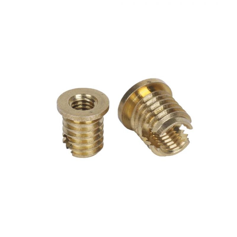 Slotting Nut, Brass Nut, Round Nut, Internal and External Thread Nut