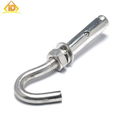M6 M8 M10 M12 M14 M16 M18 M20 Metal Sheet Wood Ground Carbon Steel Brass Plated Hammer Drive Anchor Expansion Sleeve Wedge J Bolt