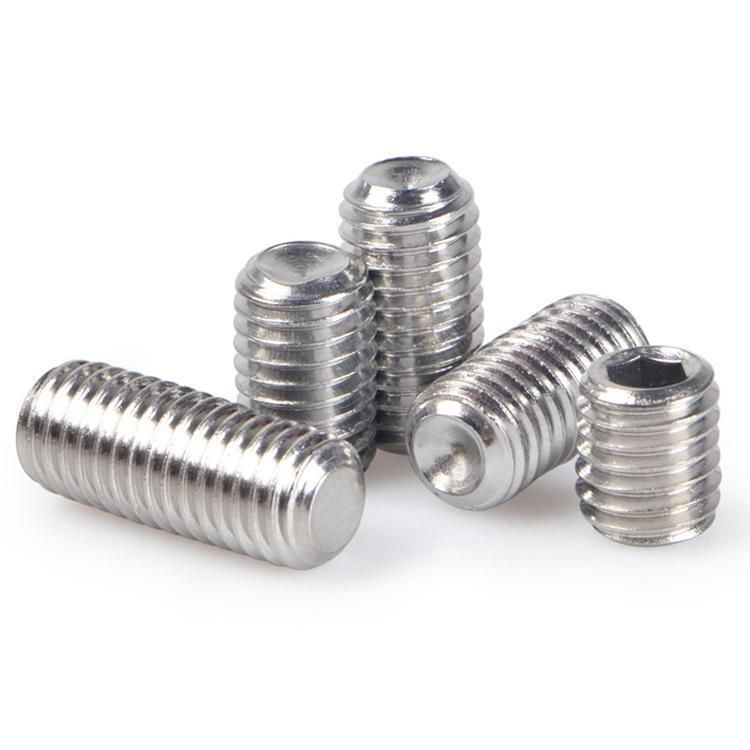 Grade4.8/8.8/10.9/12.9 DIN 913/DIN 914/DIN 915/DIN 916 Black Oxide Flat End Hexagon Socket Set Screw