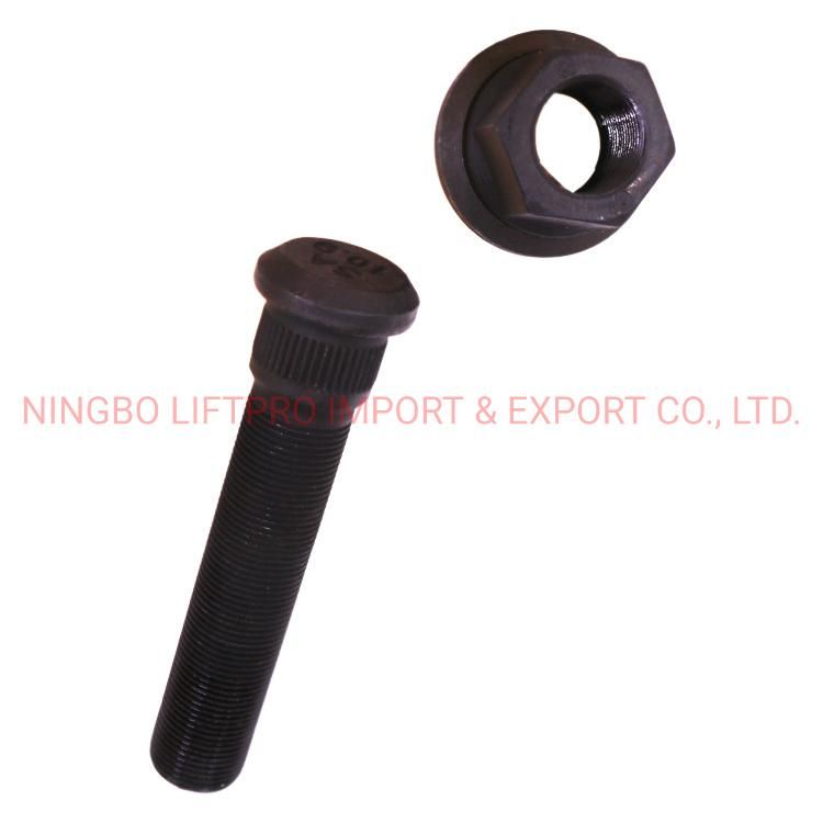 Customized High Quality Wheel Hub Bolts for Heavy Truck and Trailer