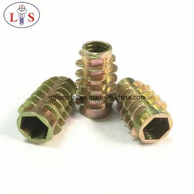 High Quality Zinc Alloy Insert Nut Without Washer