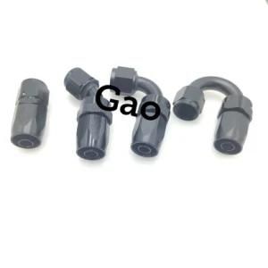 An6 PTFE Hose End Only for PTFE Oil Fuel Ling Fitting Adaper Black6an