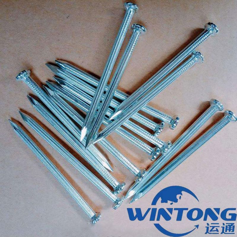 Hard Concrete Nails/Galvanized Steel Concrete Nails/Wall Nails with Straight Lines and Hard Steel Nails