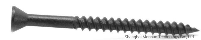 Black-Phosphate Finish Thread-Forming Trim/Small Head Square Drive Deck Screws