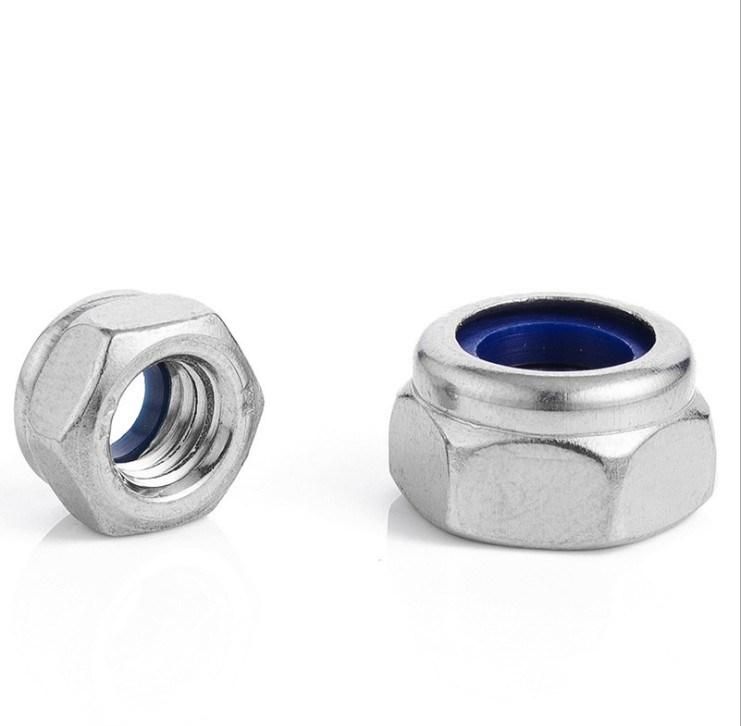 DIN982 Nylon Insert Lock Nut Hex Lock Nut Stainless Steel 304 316