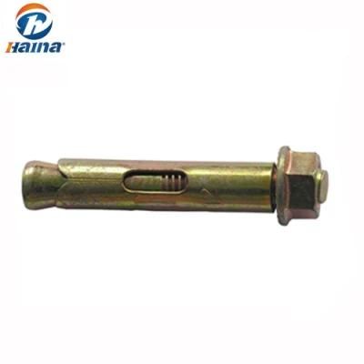 Color Zinc Carbon Steel Wedge Anchor Bolt
