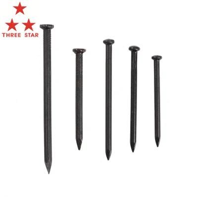 Manufacturer Low Price Galvanized Black Angular Spiral Steel Concrete Nail