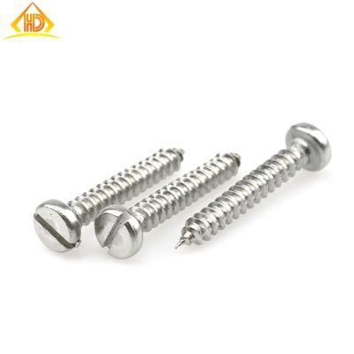 Ss316 Slot Pan Head Tapping Screw
