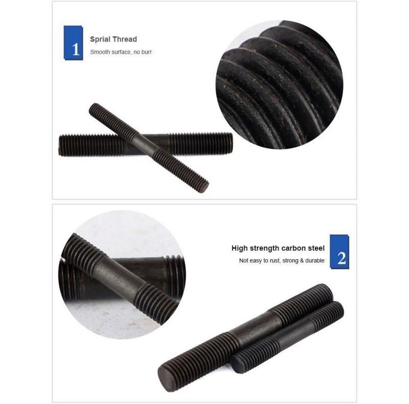 High Strength Stud 40crmo2 Double Head Studs M24