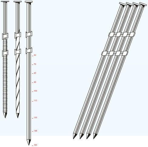 Hot-DIP Galvanized Plastic Strip Framing Nails