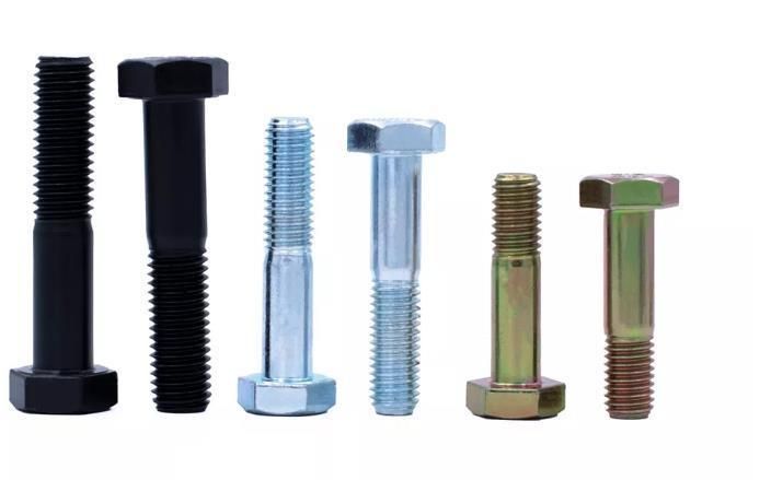 High Quality Bolts Metric Steel Hot DIP Galvanized M4-M36 Class 4.8 DIN931 Fasteners Bolts Hexagon Head Bolts