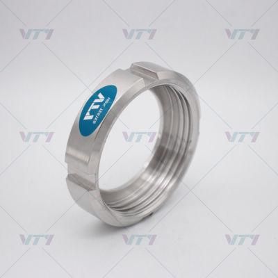 Stainless Steel Sanitary Pipe Union Round Nut Welded Union DIN11851