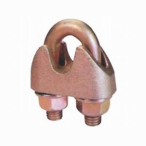 DIN741 Galvanized Malleable Screw Type Wire Rope Clip