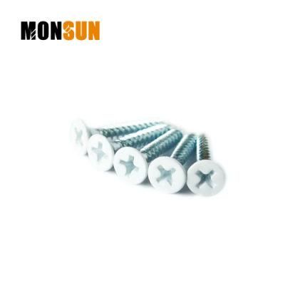 White/Colour Lacquered Head Carbon Steel Self-Tapping Screw