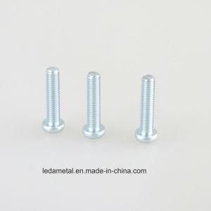 P Head White Zinc Machine Screw